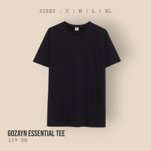 ESSENTIAL TEE - BLACK